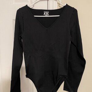 NWOT Black Bodysuit, Size XL